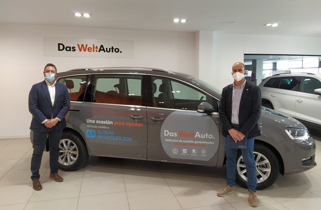 Das WeltAuto entrega un Volkswagen Sharan y un Seat Tarraco a Aldeas Infantiles en Madrid