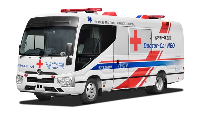 Toyota desarrolla junto a Cruz Roja una clínica móvil propulsada por hidrógeno