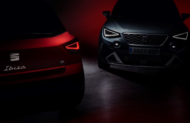 Seat presentará la semana que viene los nuevos Ibiza y Arona, con un diseño actualizado