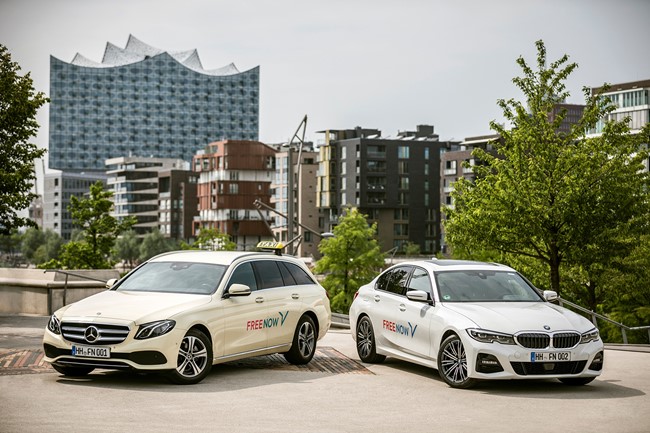 Free Now promueve la compra de coches eléctricos entre los taxistas junto con Hyundai y Nissan