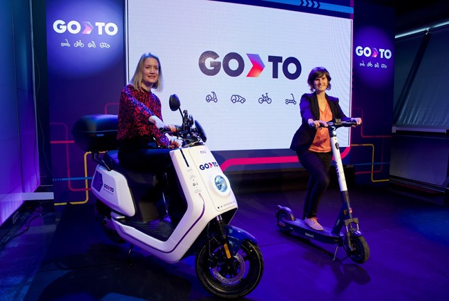 GoTo ofrecerá en Madrid más de 1.200 coches, patinetes y motos de alquiler por minutos