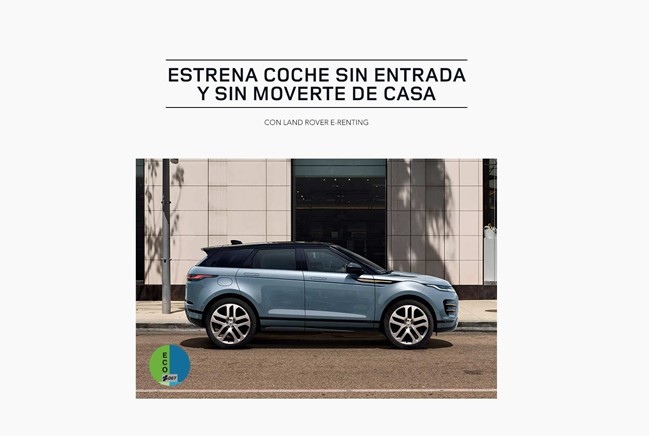 Jaguar Land Rover lanza un nuevo servicio de renting 'online' para particulares