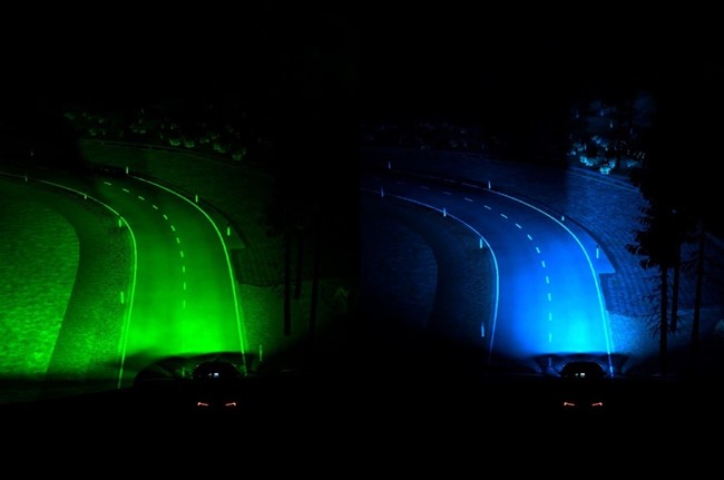 Ford prueba unos nuevos faros inteligentes que dirigen el haz de luz hacia las próximas curvas