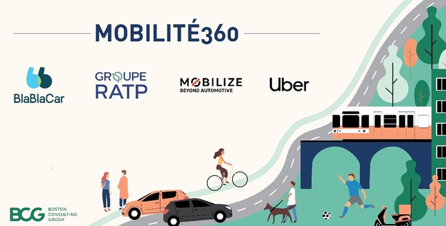 BlaBlaCar, Mobilize, RATP y Uber colaboran para transformar la movilidad urbana