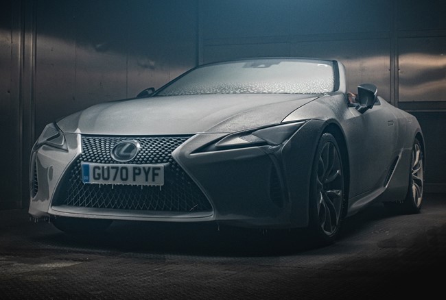 Lexus congela su LC Cabrio a -18 grados para demostrar su valía para todas las estaciones del año