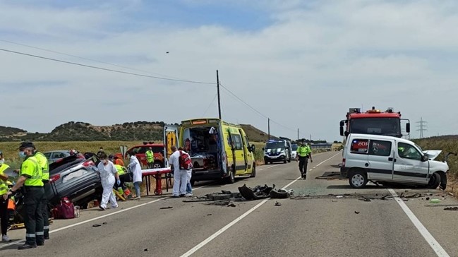 Los muertos en accidente de tráfico podrían llegar a 1.100 en 2021 tras el fin de las restricciones