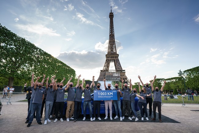 El Toyota Mirai recorre más de 1.000 kilómetros con un solo depósito de hidrógeno
