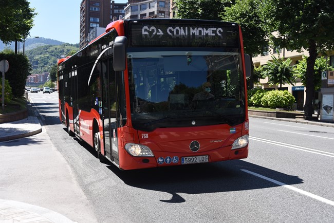 Una docena de autobuses de Bilbobus utilizarán durante cuatro meses un combustible cero emisiones netas