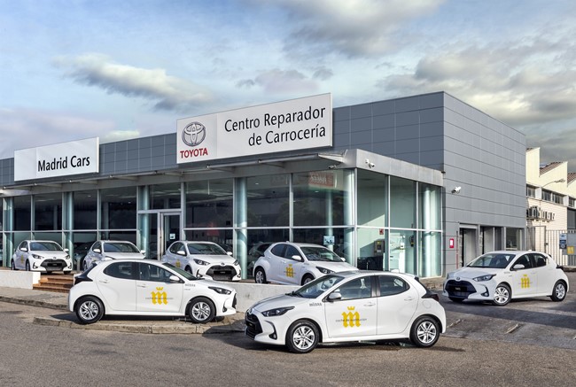 Midas incorpora 165 Toyota Yaris híbridos a su flota de vehículos de sustitución