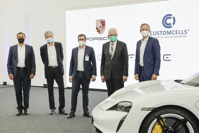 Porsche invierte decenas de millones para controlar el productor de celdas para baterías Cellforce