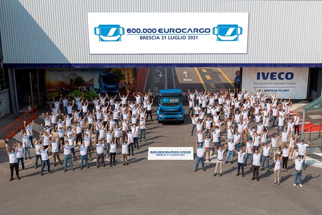 Iveco alcanza los 600.000 Eurocargo fabricados en Brescia (Italia)