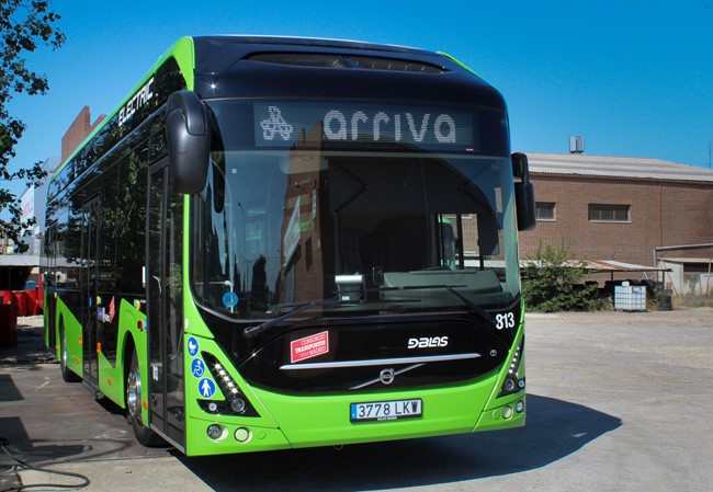 La Comunidad de Madrid prueba un autobús 100% eléctrico en una línea urbana operado por Arriva