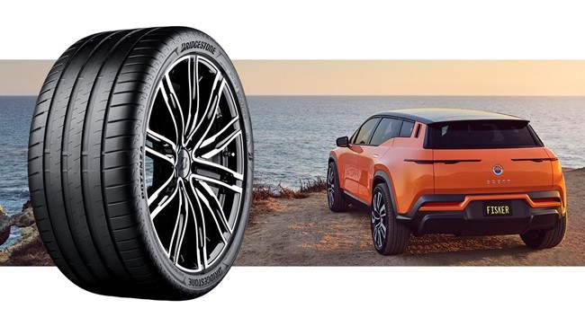 Fisker montará neumáticos Bridgestone en su modelo eléctrico Ocean