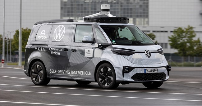 Volkswagen Vehículos Comerciales muestra el primer prototipo del ID.Buzz AD para la conducción autónoma