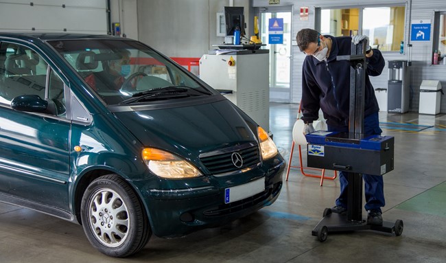 El 19% de los vehículos no superó la ITV en la primera inspección en el año 2020