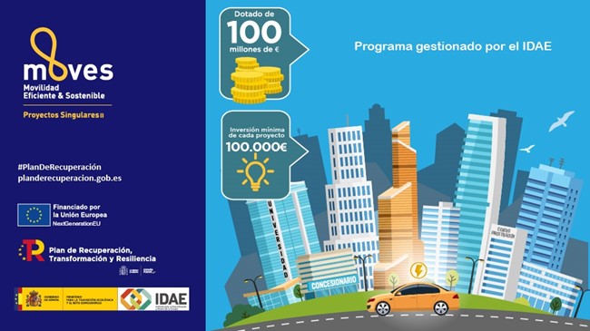 El Gobierno abre la convocatoria del Moves Singulares II con hasta 100 millones en ayudas