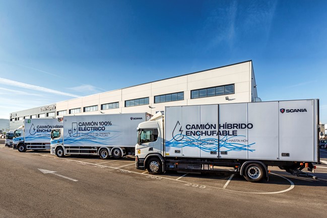 Scania presenta sus soluciones eléctricas para la movilidad sostenible