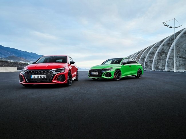 Audi renueva los RS 3 Sportback y RS 3 Sedan que incluyen por primera vez el sistema RS Torque Splitter