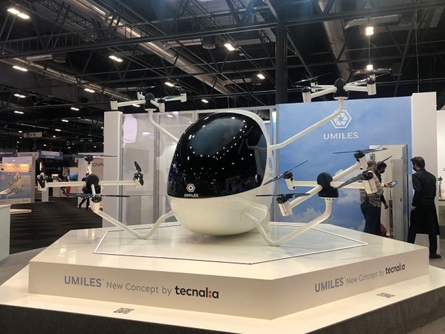 Umiles presenta el primer aerotaxi con tecnología, desarrollo y fabricación española
