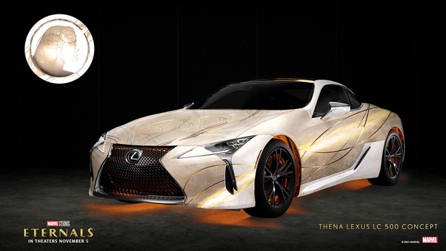 Lexus lanza varios diseños inspirados en los superhéroes 'Eternals' de Marvel