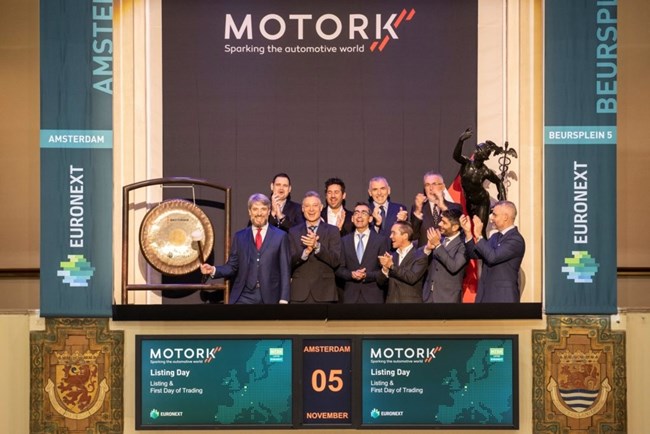 MotorK comienza a cotizar en la Bolsa de Ámsterdam con una capitalización de 261 millones