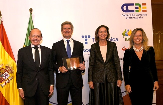 La Cámara de Comercio Brasil-España galardona a Francisco Riberas (Gestamp) como Empresario del año