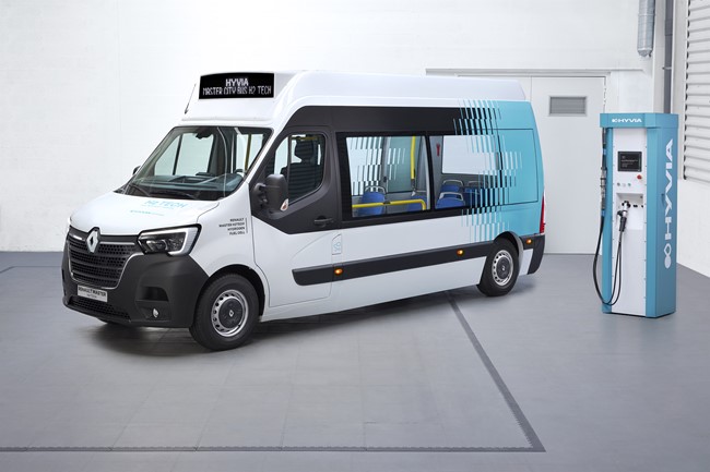 HYVIA (Renault) lanzará en 2022 los nuevos Renault Master Chasis Cabina y Master City Bus de hidrógeno