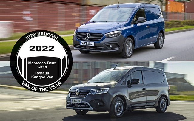El Renault Kangoo Furgón y el Mercedes-Benz Citan ganan el 'International Van of the Year 2022'