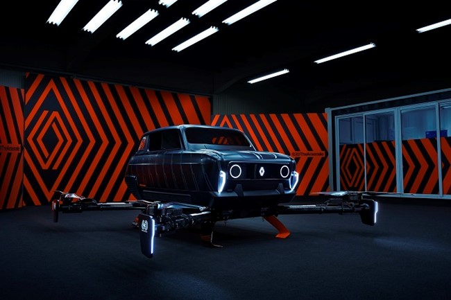 Renault y TheArsenale desvelan el AIR4 un 'showcar' volador inspirado en el Renault 4L