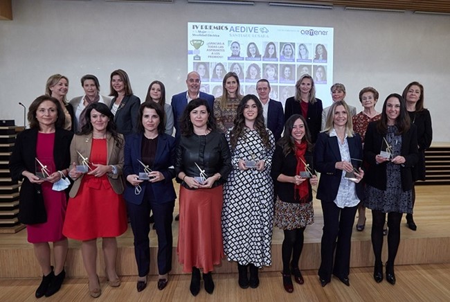 Aedive dedica a la mujer en la movilidad eléctrica la cuarta edición de sus premios