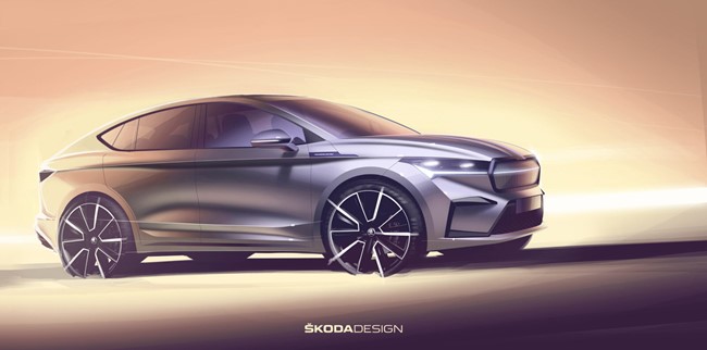 Skoda presentará la versión definitiva del modelo eléctrico del Enyaq Coupé el 31 de enero