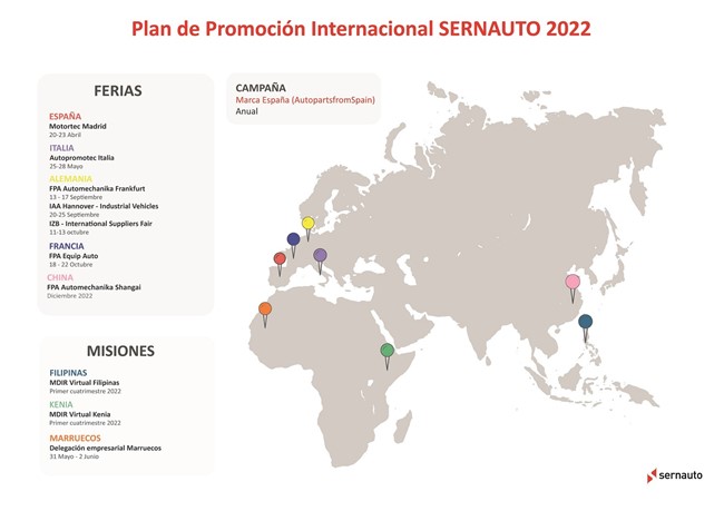 Sernauto lanza un Plan de Promoción para consolidar los componentes españoles a escala global