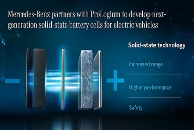 Mercedes-Benz invertirá unos 10 millones en el fabricante de baterías ProLogium