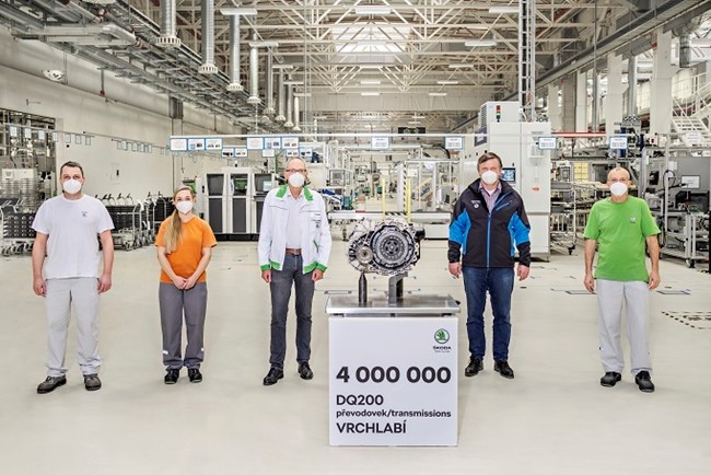 Skoda alcanza los cuatro millones de cajas de cambios DQ200 fabricadas en Vrchlabí (República Checa)