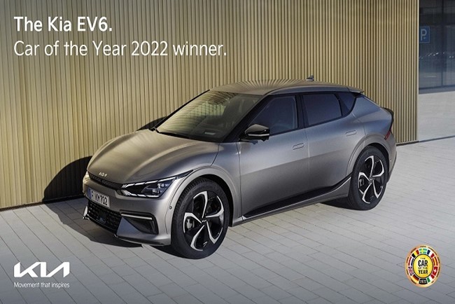 El Kia EV6, galardonado con el premio 'Car of the Year' 2022 en Europa