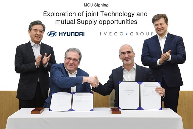Iveco y Hyundai firman un acuerdo para colaborar en distintos ámbitos
