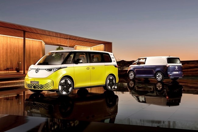Volkswagen presenta el ID. Buzz en su versión autobús y de carga que llegará este año