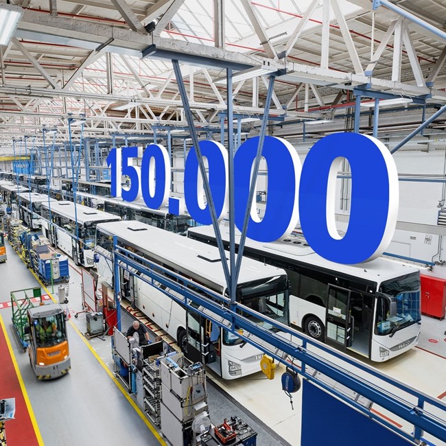 Iveco Bus alcanza los 150.000 buses fabricados en su planta de República Checa