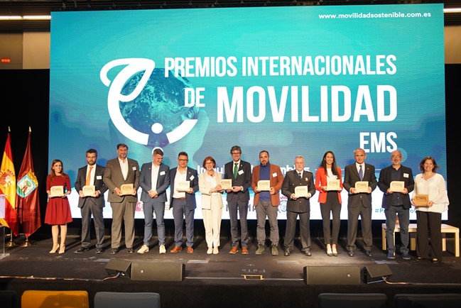 EMT Madrid, Ayuntamiento de París, Mahou, Merlin y Free Now, Premios Internacionales de Movilidad