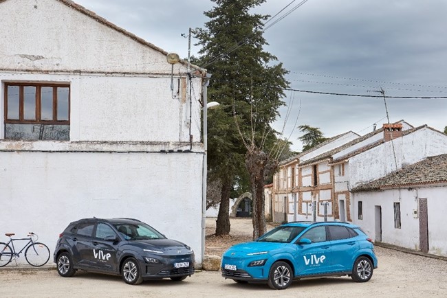 Hyundai lanza en el pueblo más pequeño de España su programa de 'car sharing'