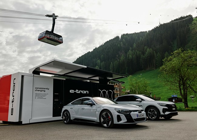 Audi cede una flota de coches eléctricos para los desplazamientos en el Foro Económico Mundial de Davos