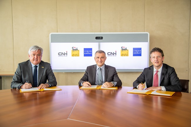 Iveco Group, Eni y CNH Industrial impulsarán conjuntamente acciones sociales en agricultura y transporte