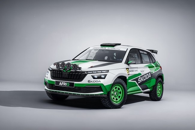 Skoda presenta el Afriq, su octavo prototipo creado por estudiantes basado en la versión rally del Kamiq