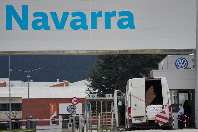 Volkswagen Navarra obtiene piezas para producir la semana que viene de martes a viernes