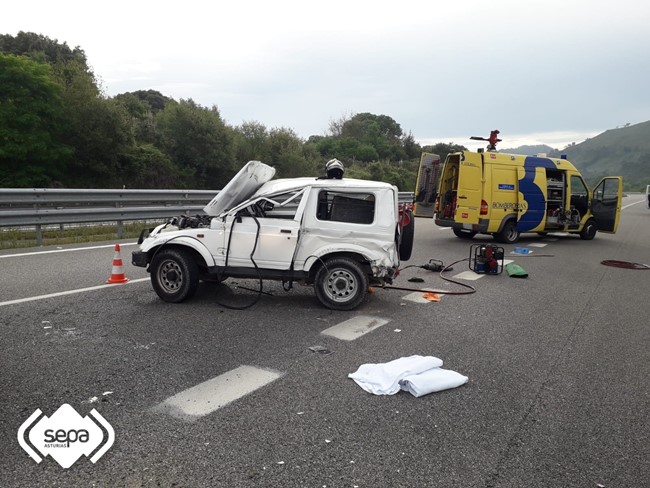 Siete personas mueren en las carreteras españolas este fin de semana, entre ellas, dos motoristas