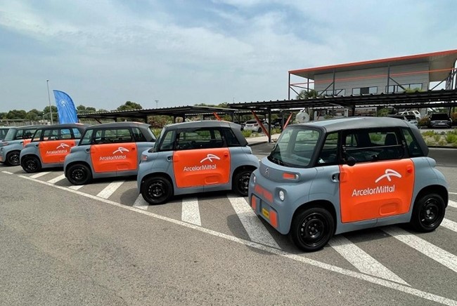 Arcelor Mittal adquiere nueve unidades del Citroën Ami para su planta de Valencia