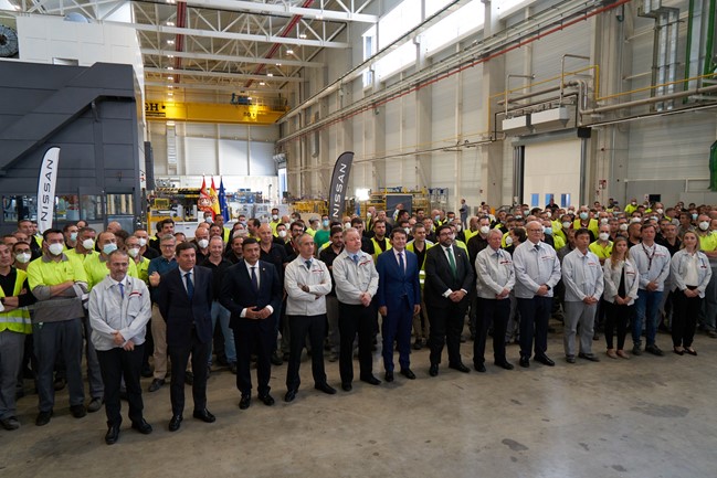 Nissan inaugura la nueva planta de estampación de la fábrica de Ávila