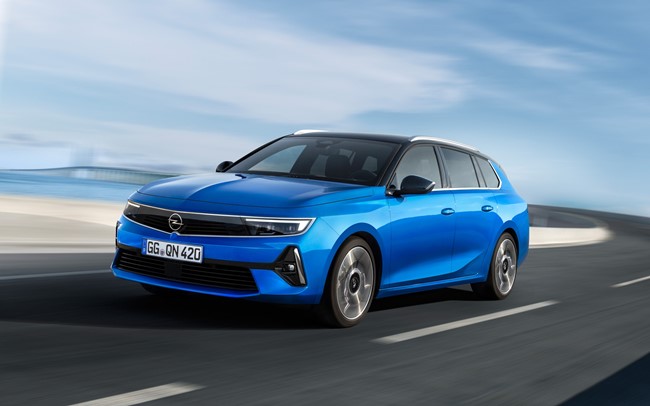Opel lanzará en otoño el nuevo Astra Sports Tourer, que desde 2023 tendrá una versión eléctrica