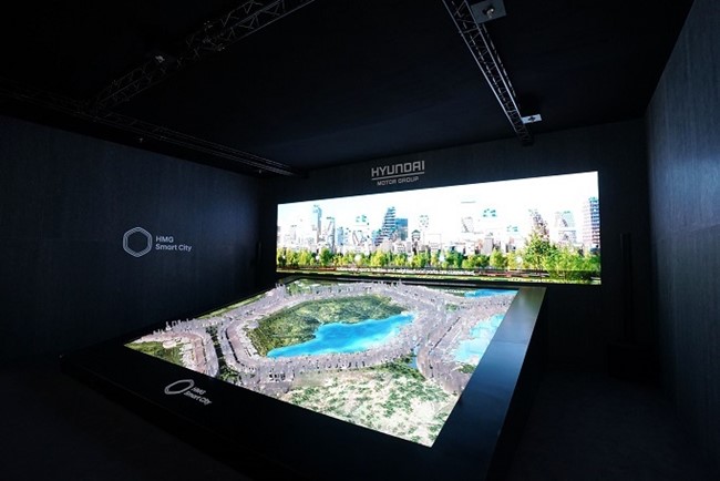 Hyundai crea un modelo de ciudad inteligente potenciada con soluciones de movilidad sostenibles