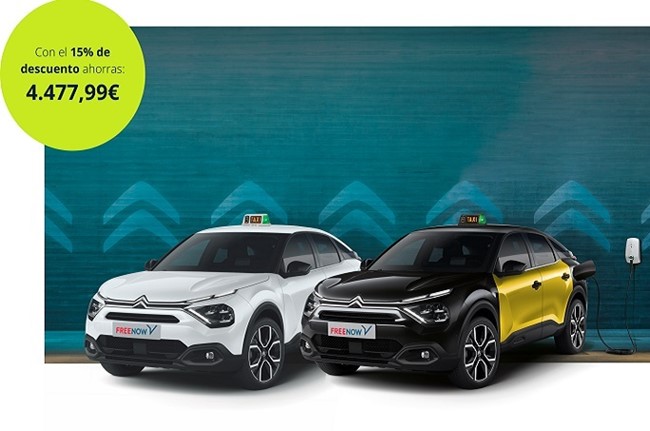 Free Now y Citroën se alían para impulsar la electrificación del taxi en España
